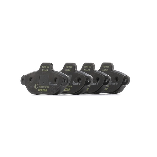 TEXTAR 2143609 Pastilhas dianteiras e traseiras Ford KA 2016