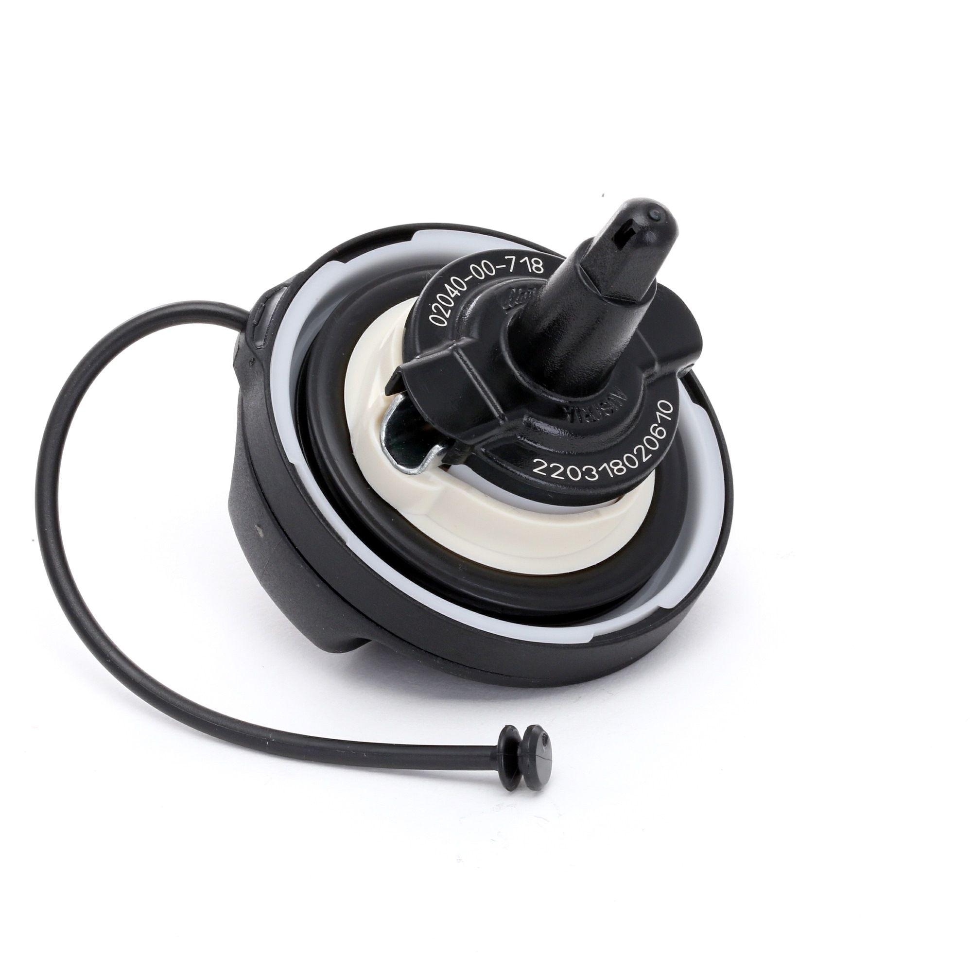 FEBI BILSTEIN 45550 Cap, fuel tank febi Plus Plastic, with support strap-image-7695844