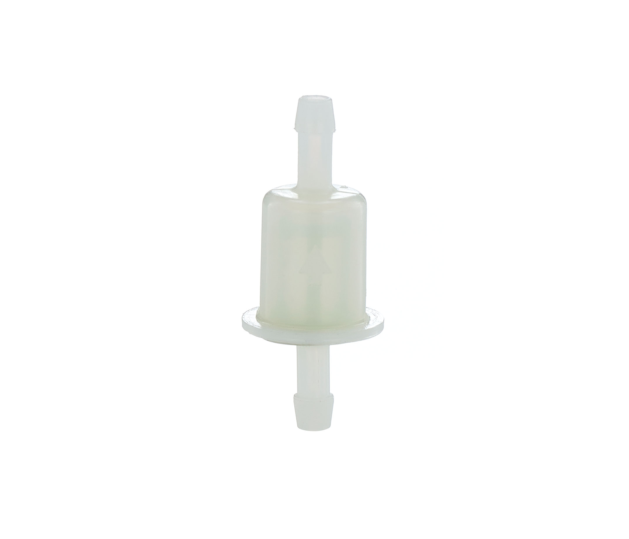 Side view of MANN-FILTER WK 21/2 (10) Fuel Filter In-Line Filter