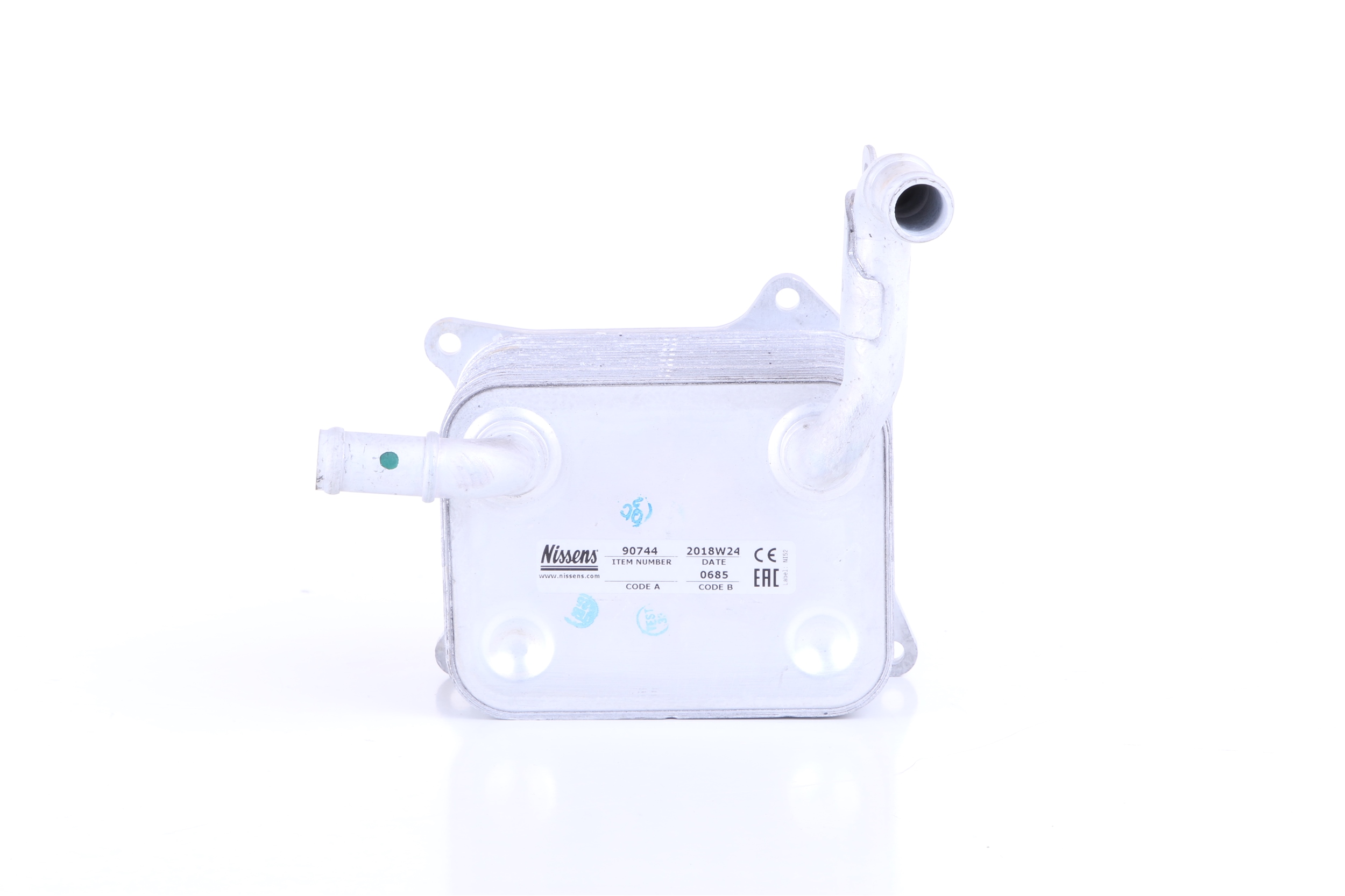 Radiateur d'huile moteur NISSENS 376760384 pour Volkswagen, AUDI