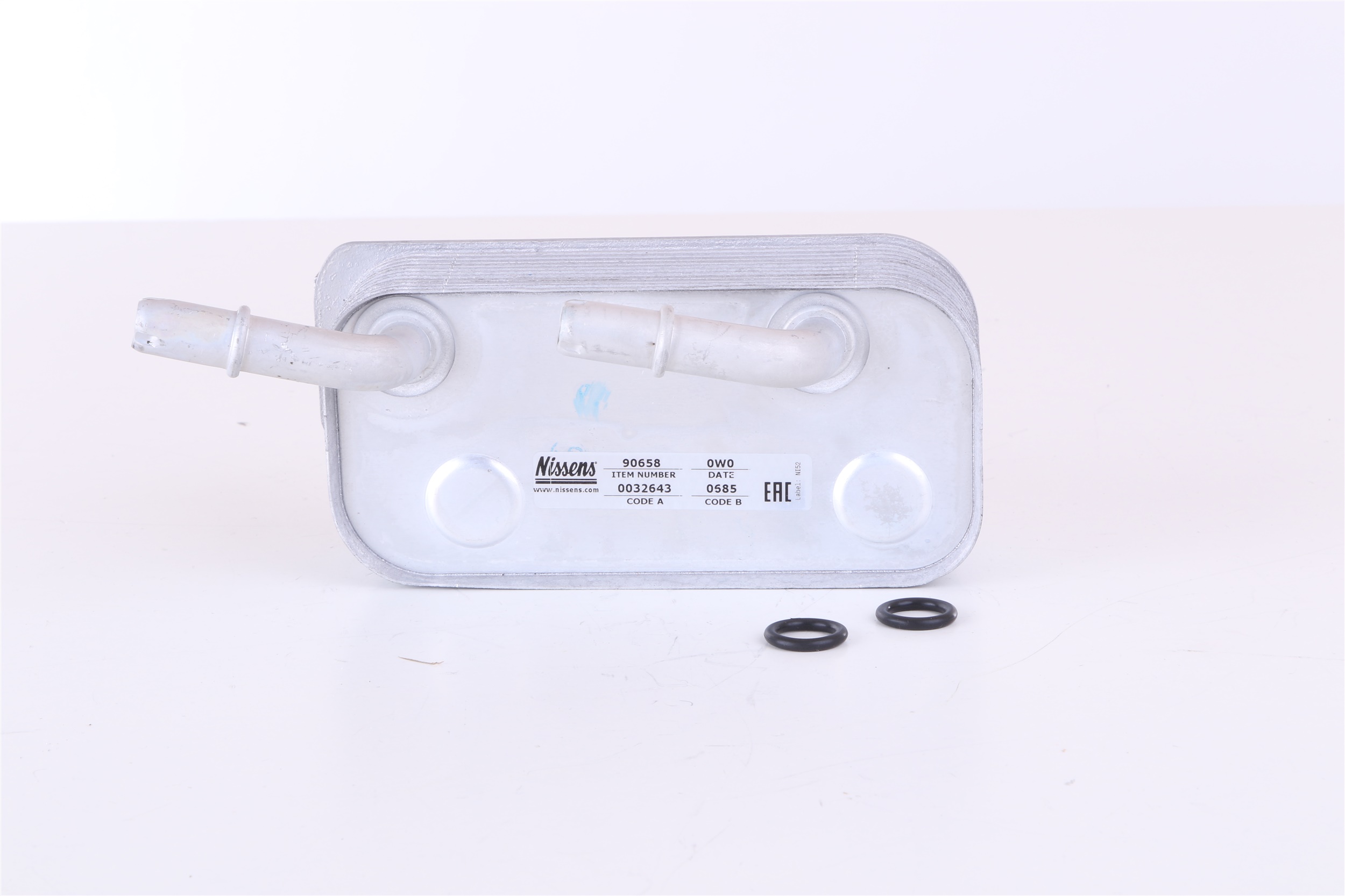 NISSENS 90658 Oil Cooler, automatic transmission ** FIRST FIT ** with gaskets/seals-image-7850768