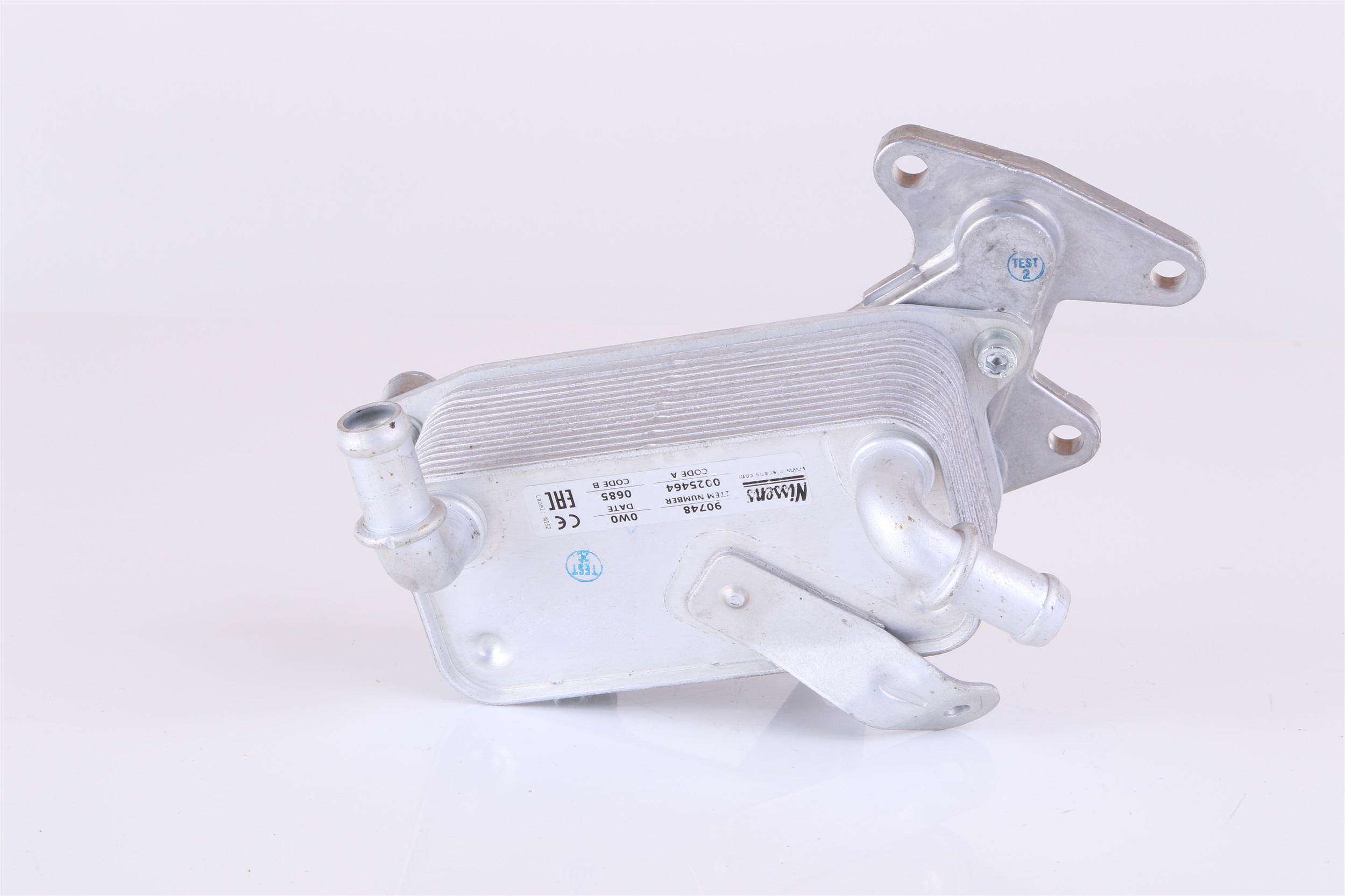 NISSENS 90748 Oil Cooler, automatic transmission ** FIRST FIT ** with gaskets/seals-image-7850775