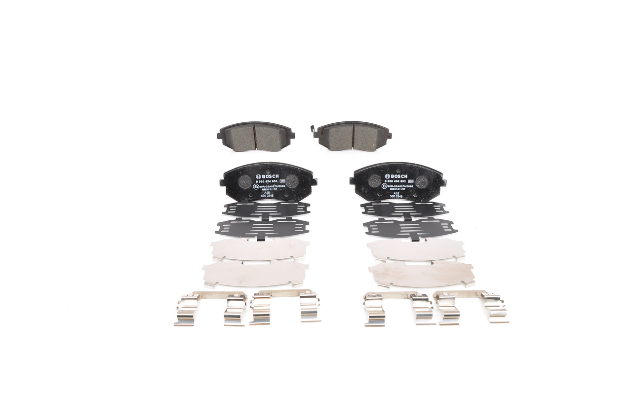 BOSCH 0 986 494 653 Bremseklosser
