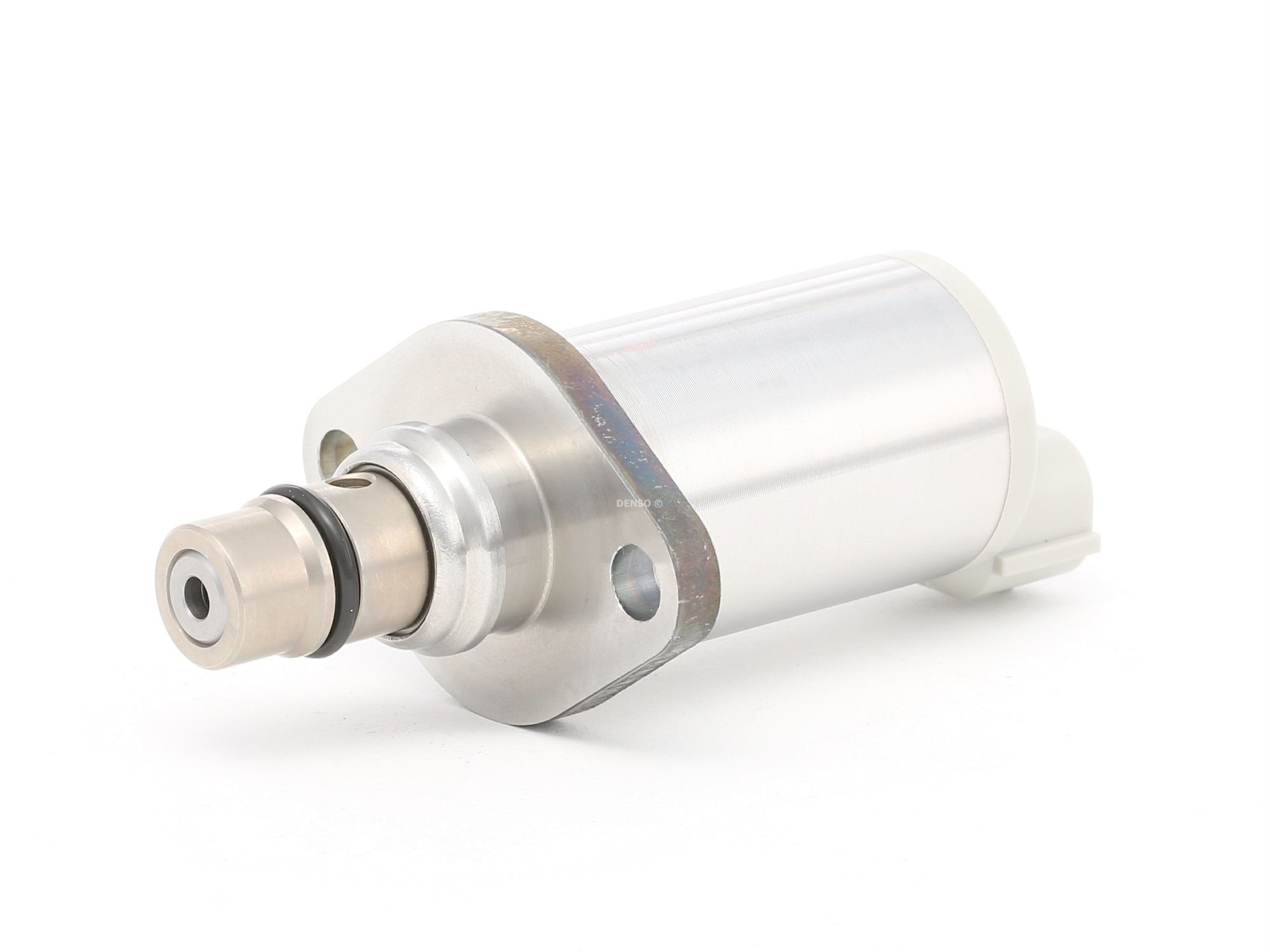 Side view of DENSO DCRS300120 Pressure Control Valve, common rail system