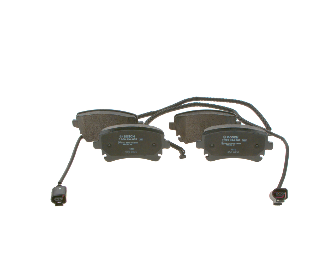 BOSCH BP1664 Jarrupalat, levyjarru