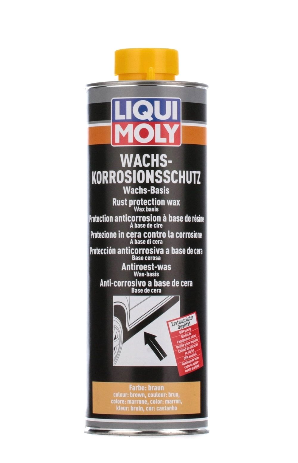 LIQUI MOLY 6104 Underbody Protection Rust Protection Wax brown Capacity: 1l, Tin-image-7897994
