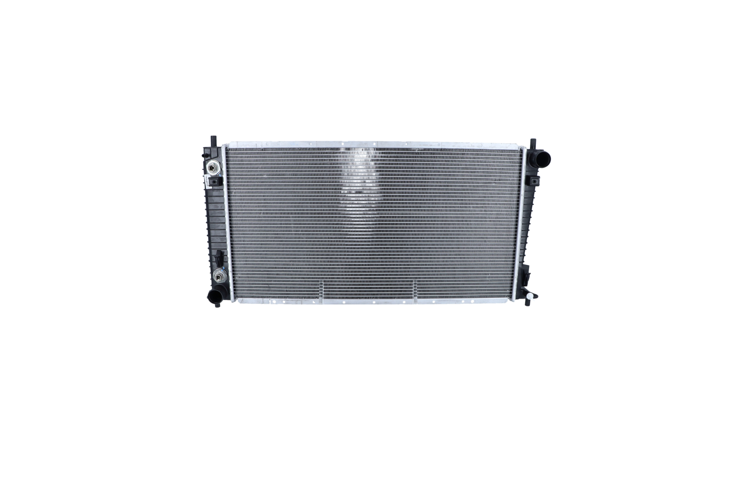 NRF 56035 Kühler, Motorkühlung EASY FIT, Kühlrippen gelötet, Aluminium, mit Adapter