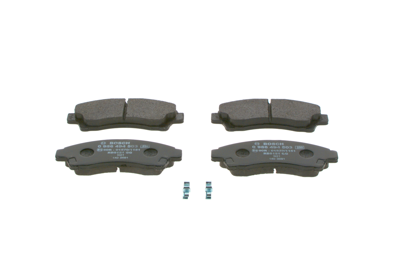 BOSCH BP1422 Bromsbelägg