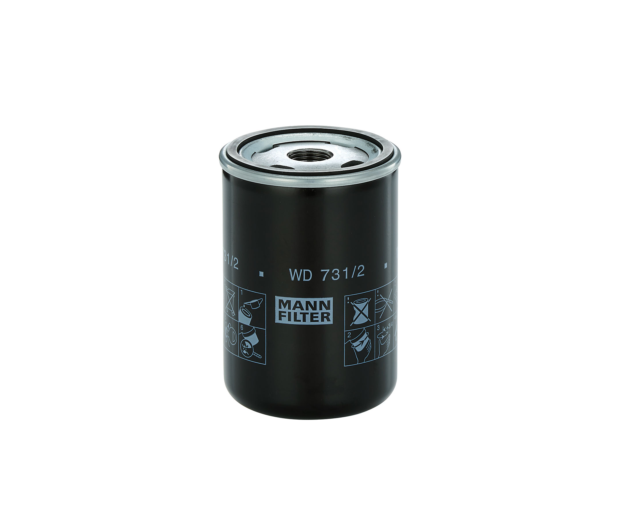 MANN-FILTER WD 731/2 Oil filter for high pressure levels-image-7957713