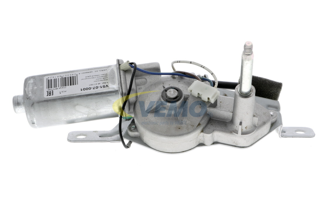 VEMO V51-07-0001 Wiper Motor Rear, Q+, original equipment manufacturer quality-image-8007797