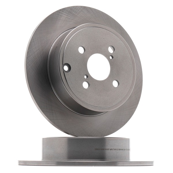 RIDEX 82B0264 Δισκόπλακα Toyota Corolla E120 2.0 D-4D (CDE120R_, CDE120L_) 110 PS Πετρέλαιο τιμες