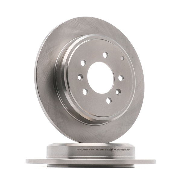 RIDEX 82B0533 Remschijven Peugeot 607 Sedan 3.0 V6 24V 207 Pk Benzine prijs