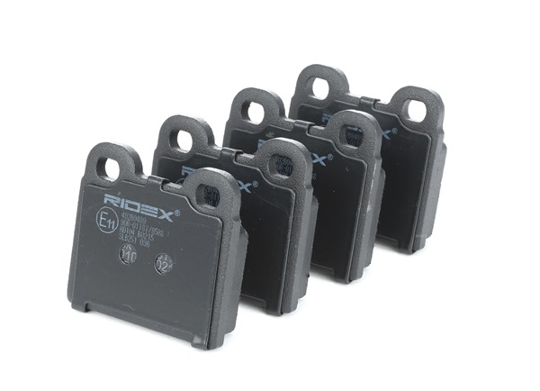 Bremsbeläge 402B0489 RIDEX 00 168 374 00 OPEL