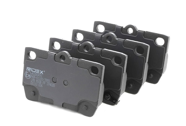 RIDEX 402B0493 Τακάκια φρένων Lexus IS XE2 250 (GSE20) 203 PS Βενζίνη τιμες