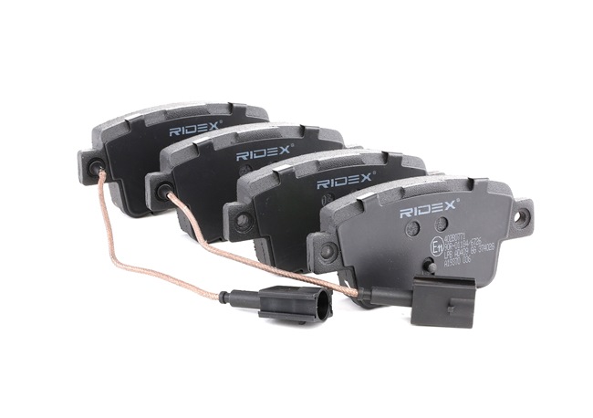 Τακάκια φρένων 402B0771 RIDEX 7 736 588 6 OPEL
