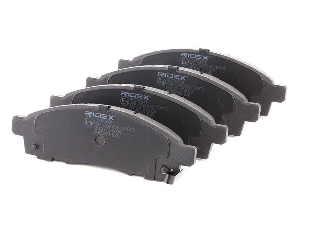 Bremseklodser 402B0681 RIDEX AY040-NS141 MITSUBISHI