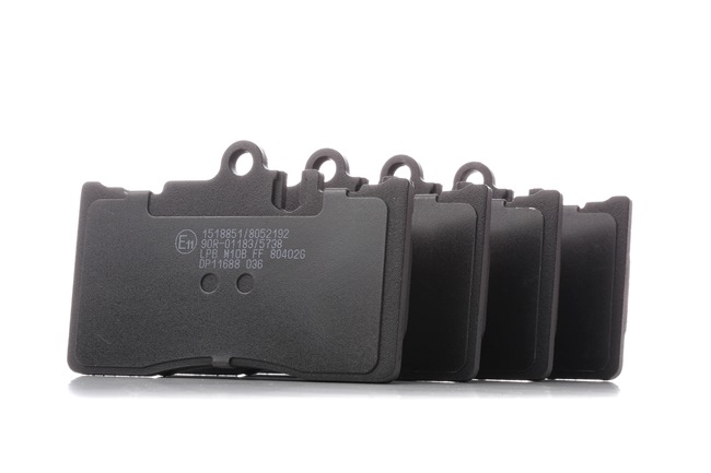 Jarrupalat, levyjarru 402B0726 RIDEX 04465-50240 TOYOTA