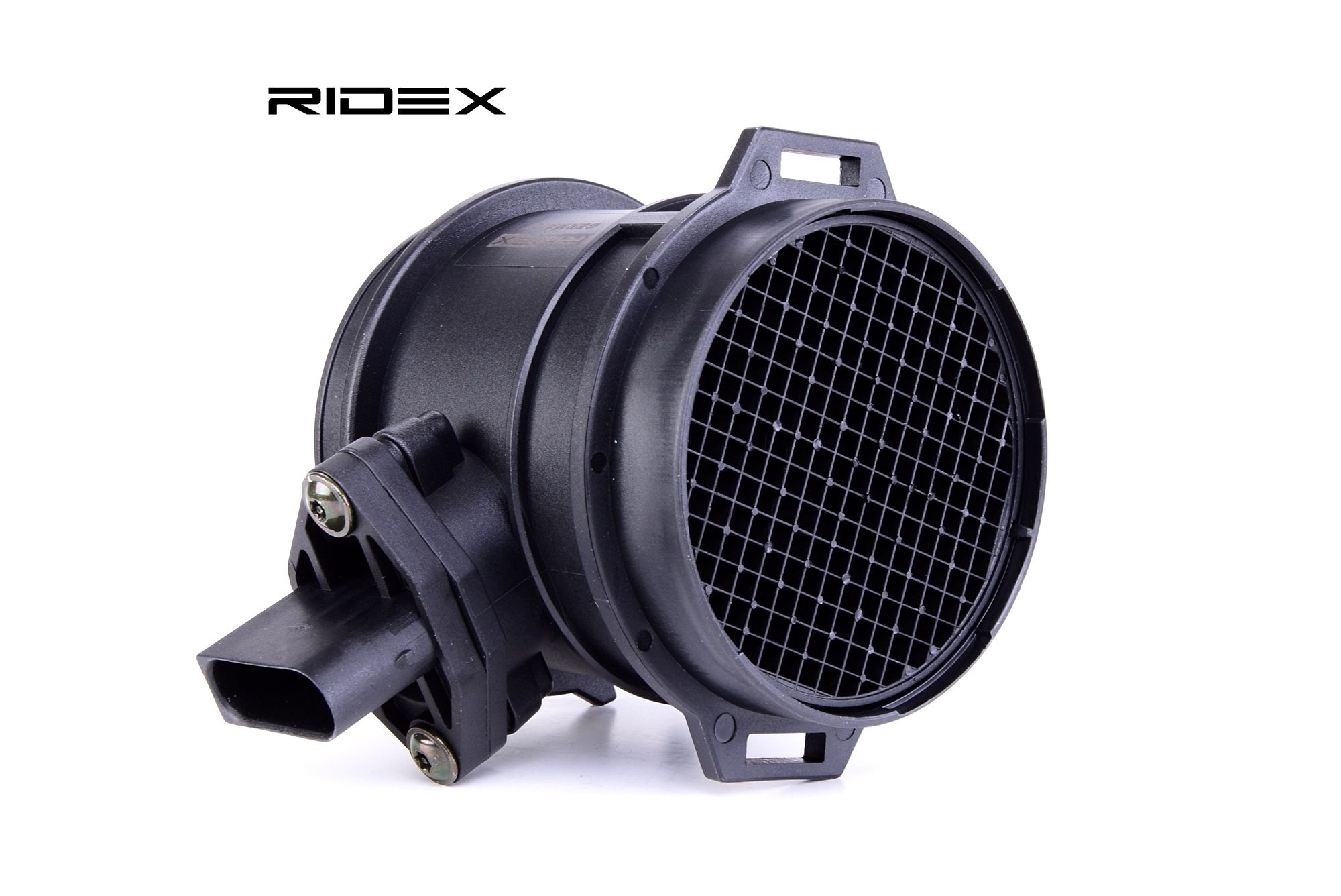 Side view of RIDEX 3926A0021 Mass air flow sensor with housing