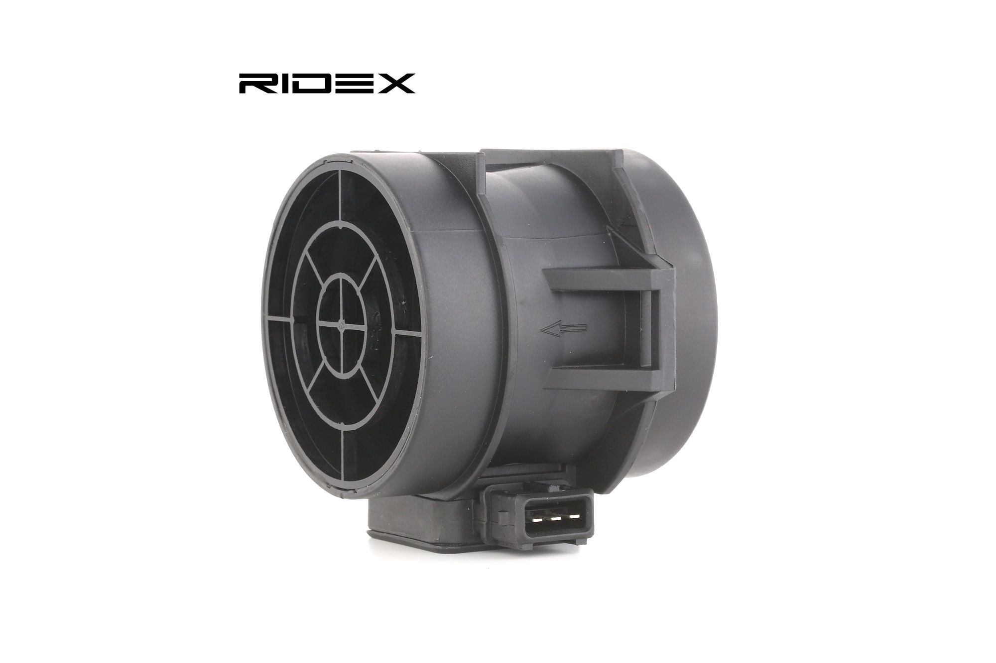 Side view of RIDEX 3926A0041 Mass air flow sensor with housing