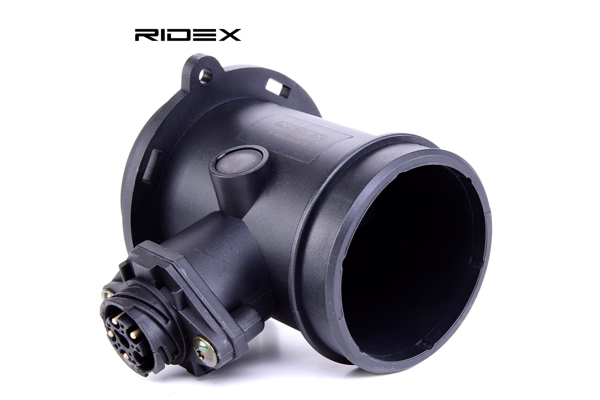 Side view of RIDEX 3926A0060 Mass air flow sensor with housing