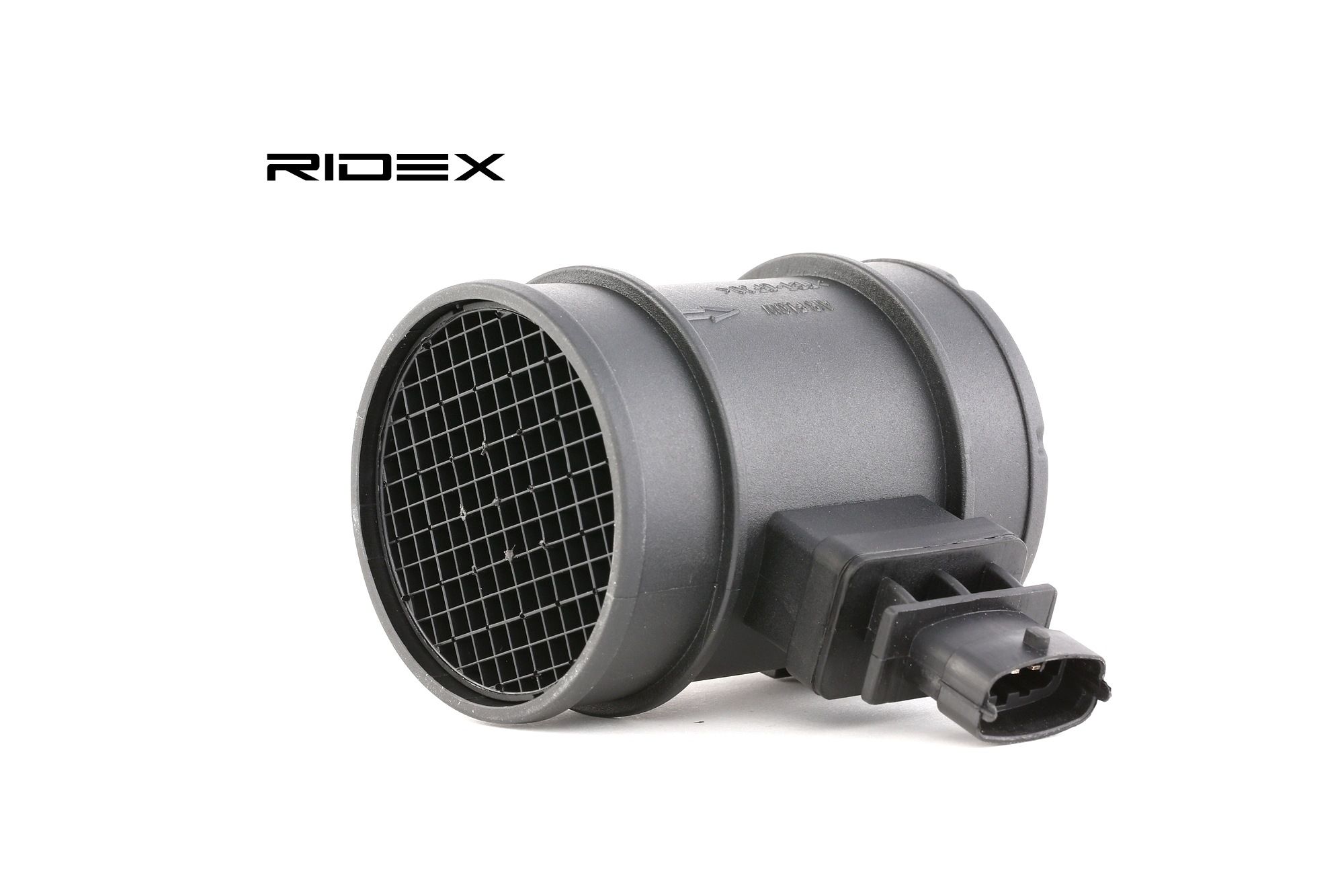 Side view of RIDEX 3926A0151 Mass air flow sensor with housing