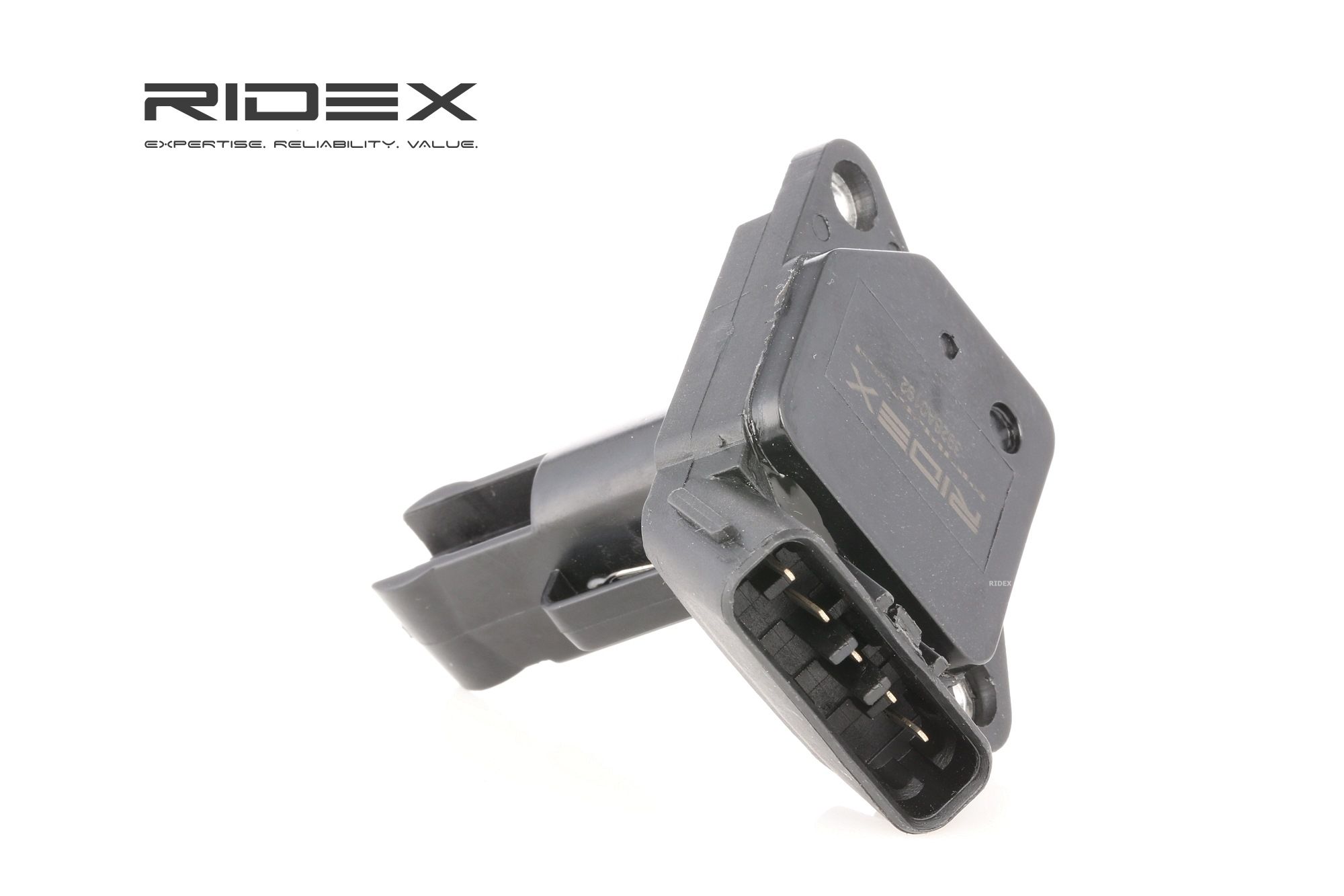 Side view of RIDEX 3926A0192 Mass air flow sensor without suction pipe