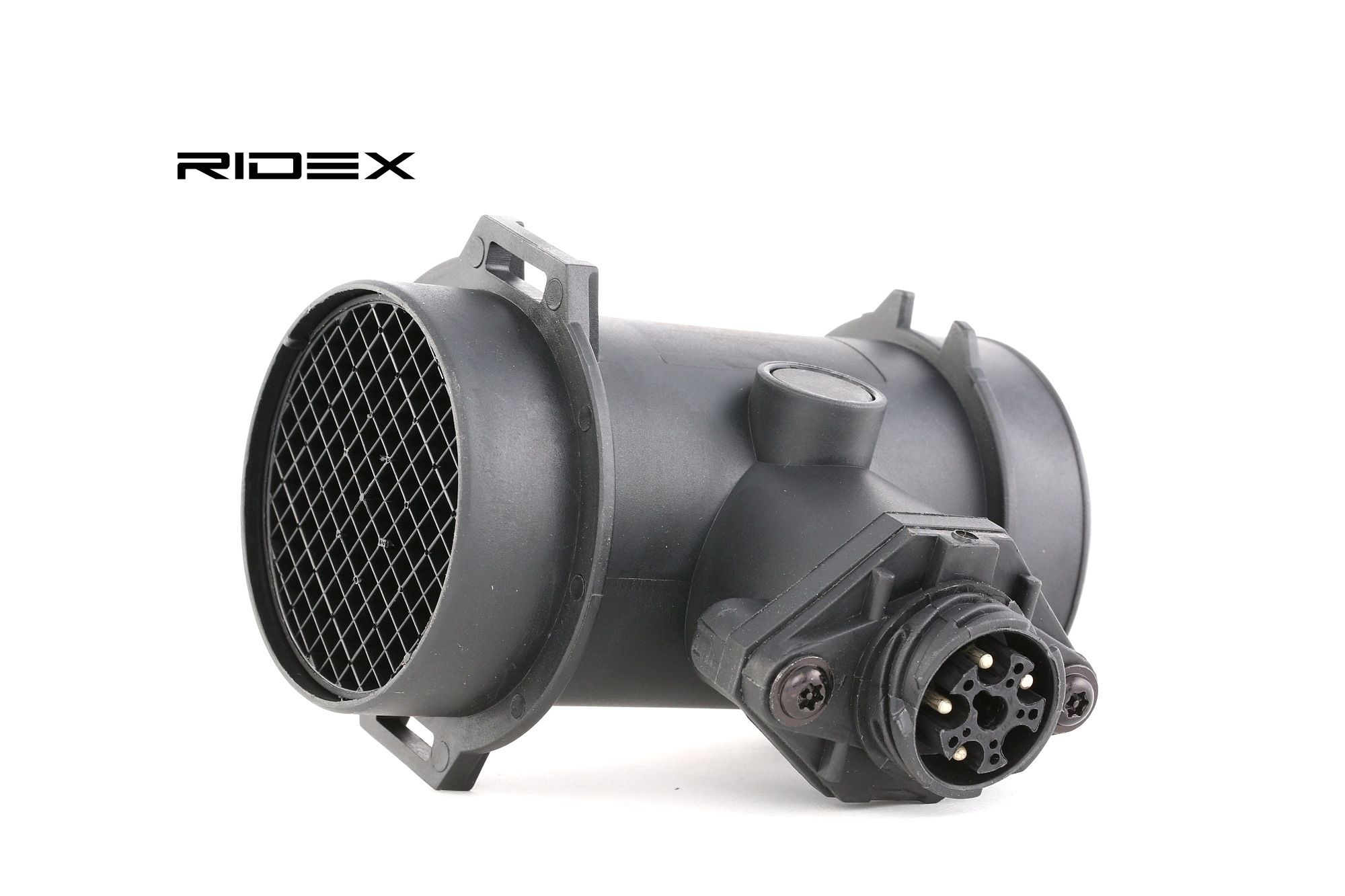 Side view of RIDEX 3926A0052 Mass air flow sensor with housing
