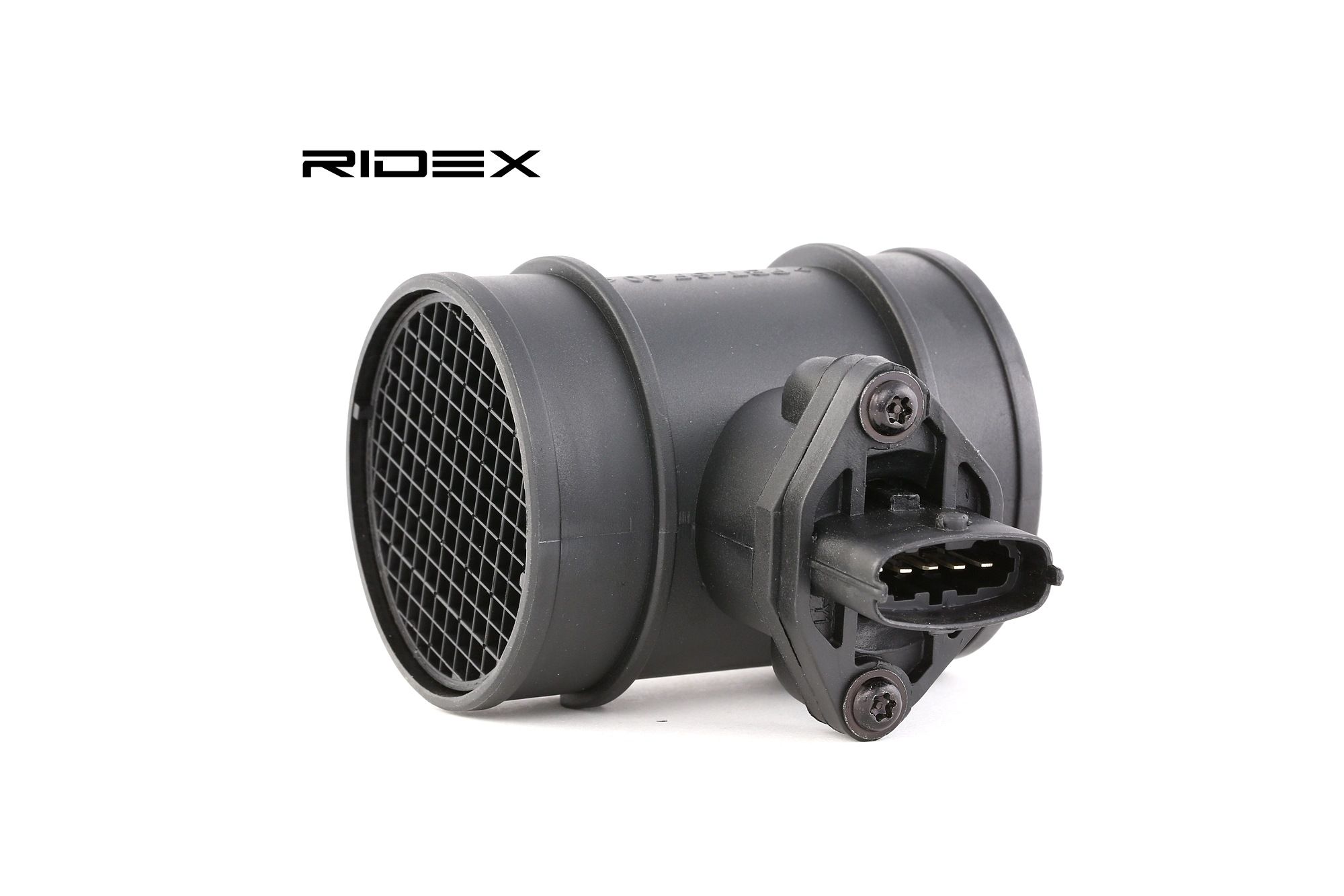 Side view of RIDEX 3926A0130 Mass air flow sensor with housing