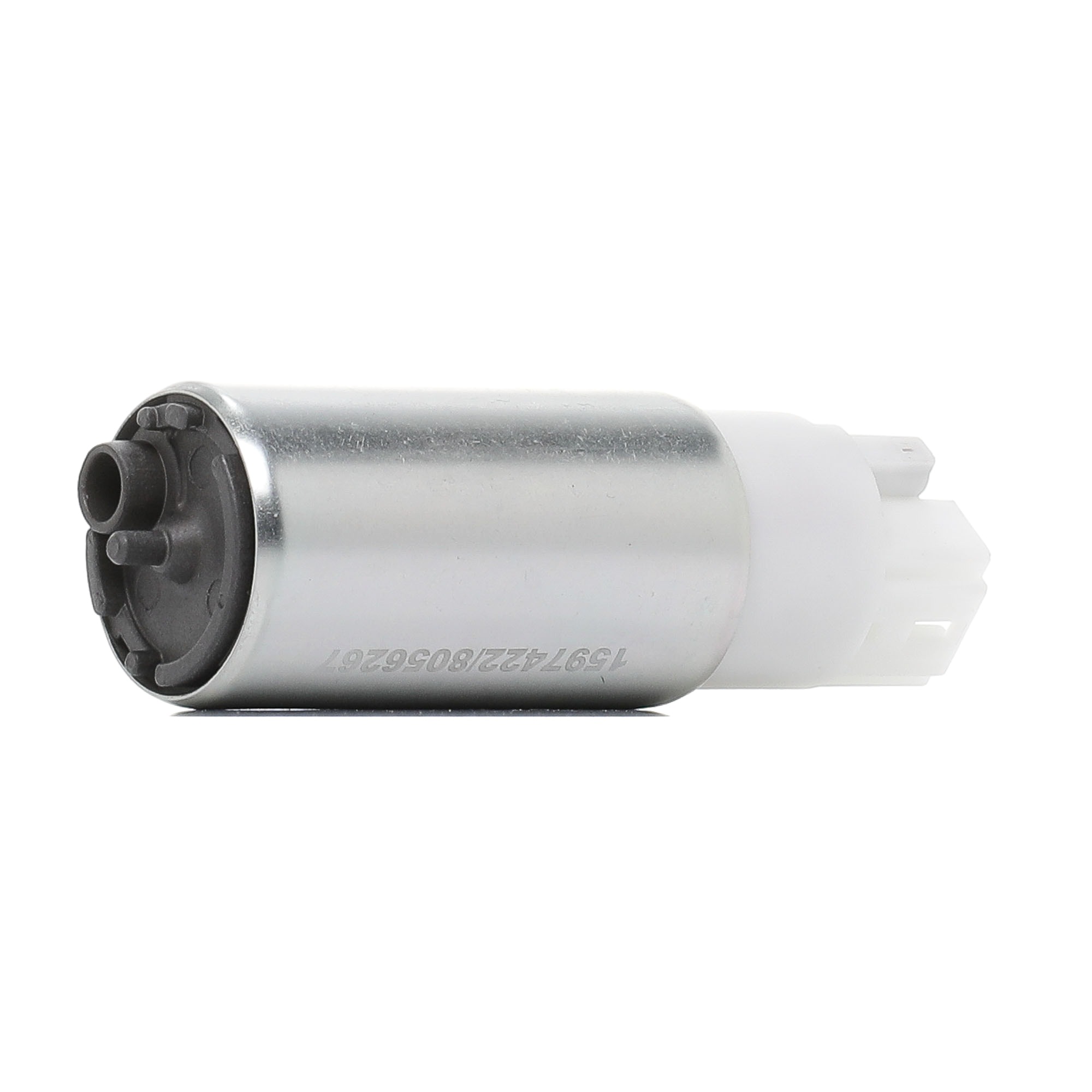Side view of RIDEX 458F0009 Fuel Pump Electric, Petrol, with cable