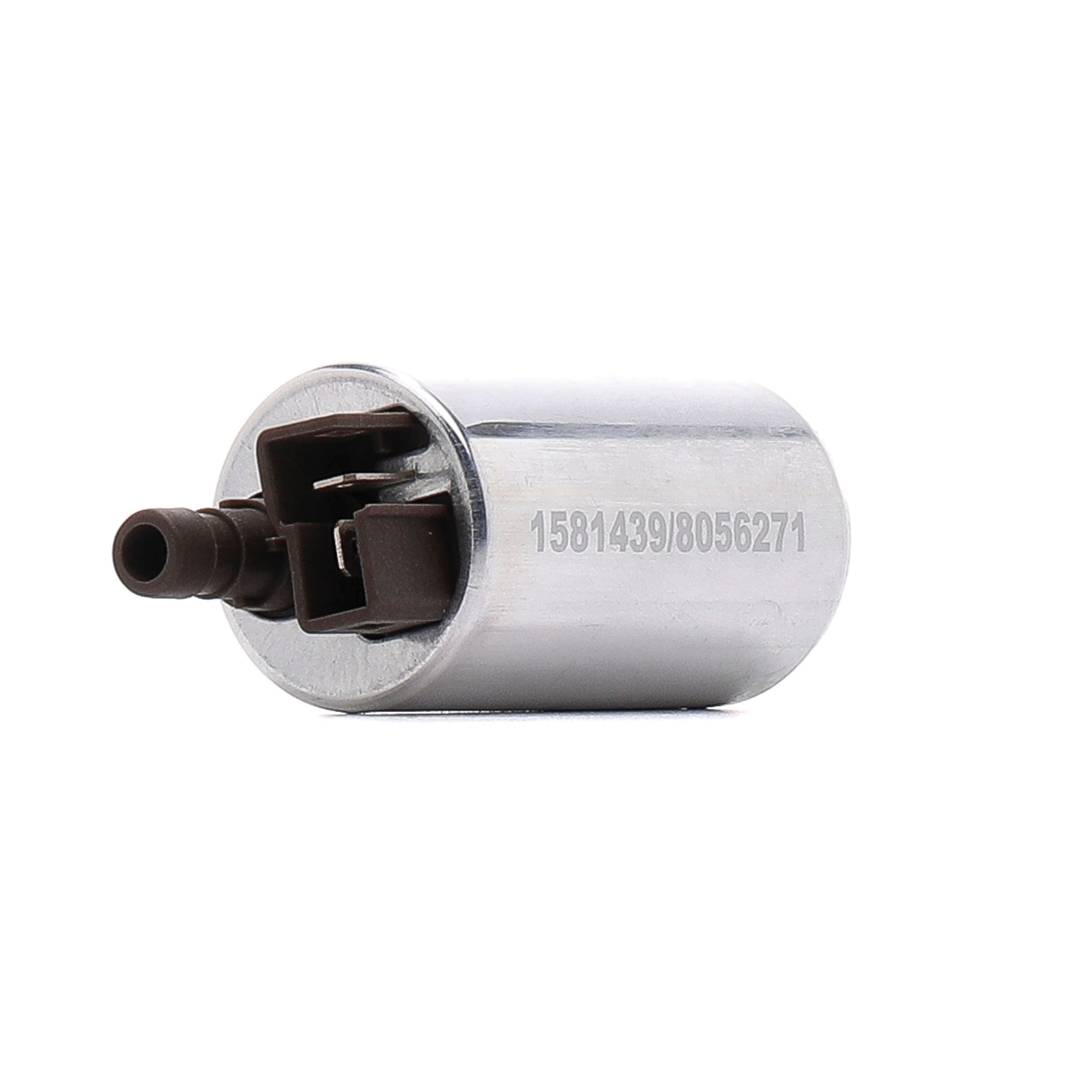 Side view of RIDEX 458F0010 Fuel Pump Electric, with pre-filter