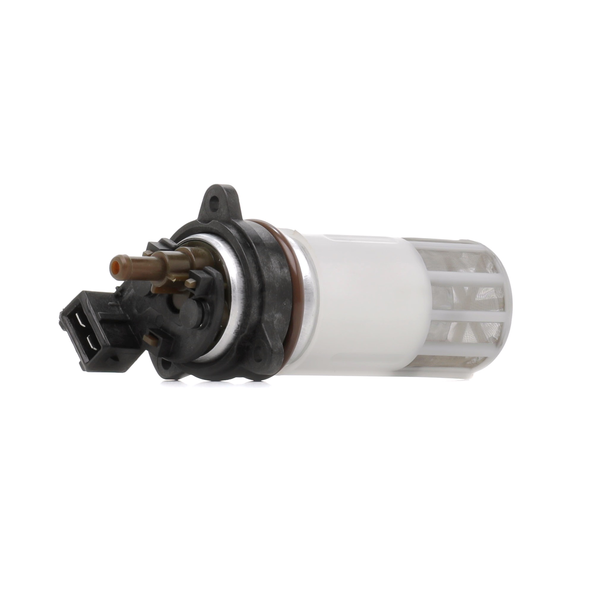 Side view of RIDEX 458F0046 Fuel Pump Electric, with filter