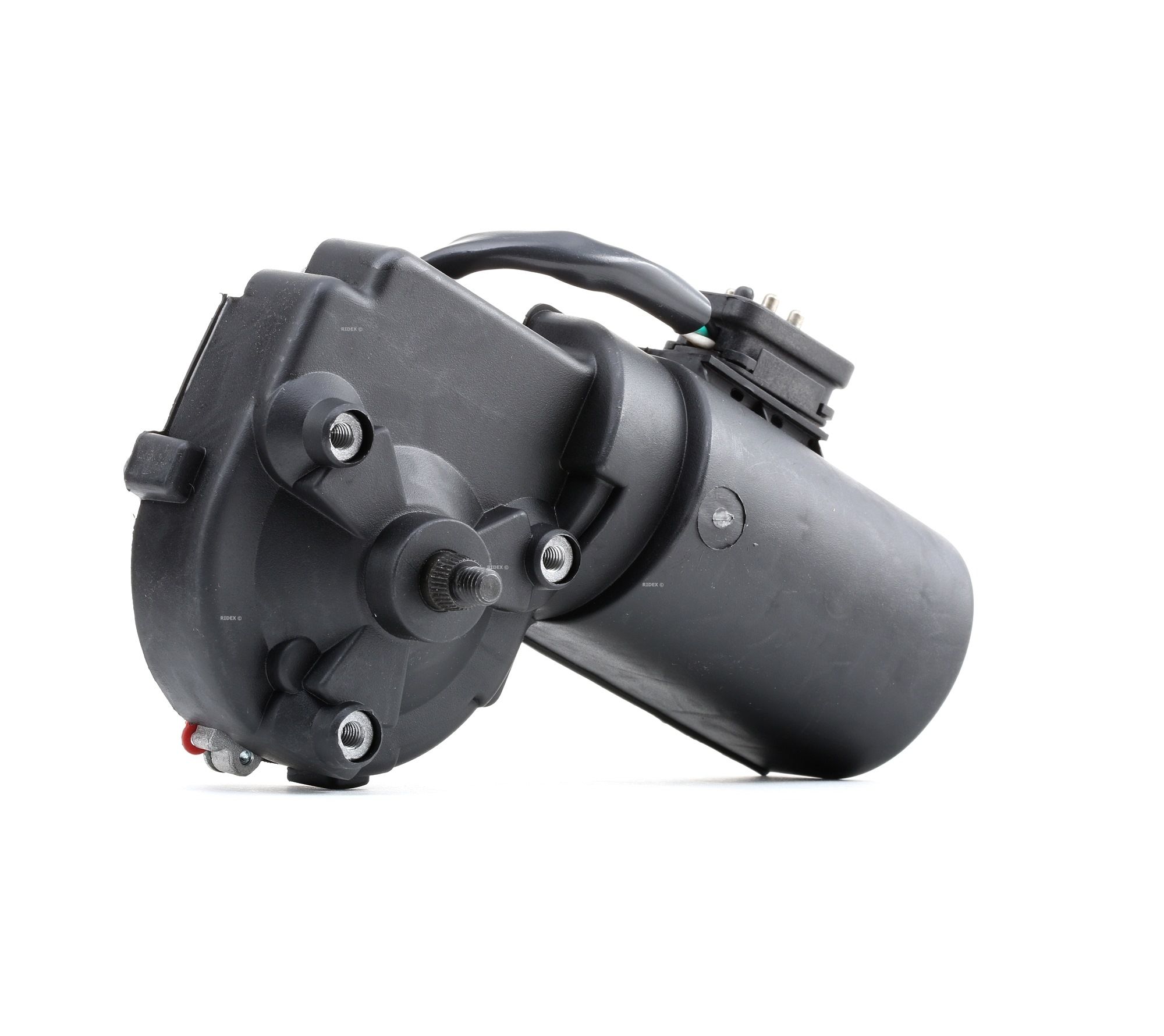 Side view of RIDEX 295W0020 Wiper Motor Front, for left-hand drive vehicles