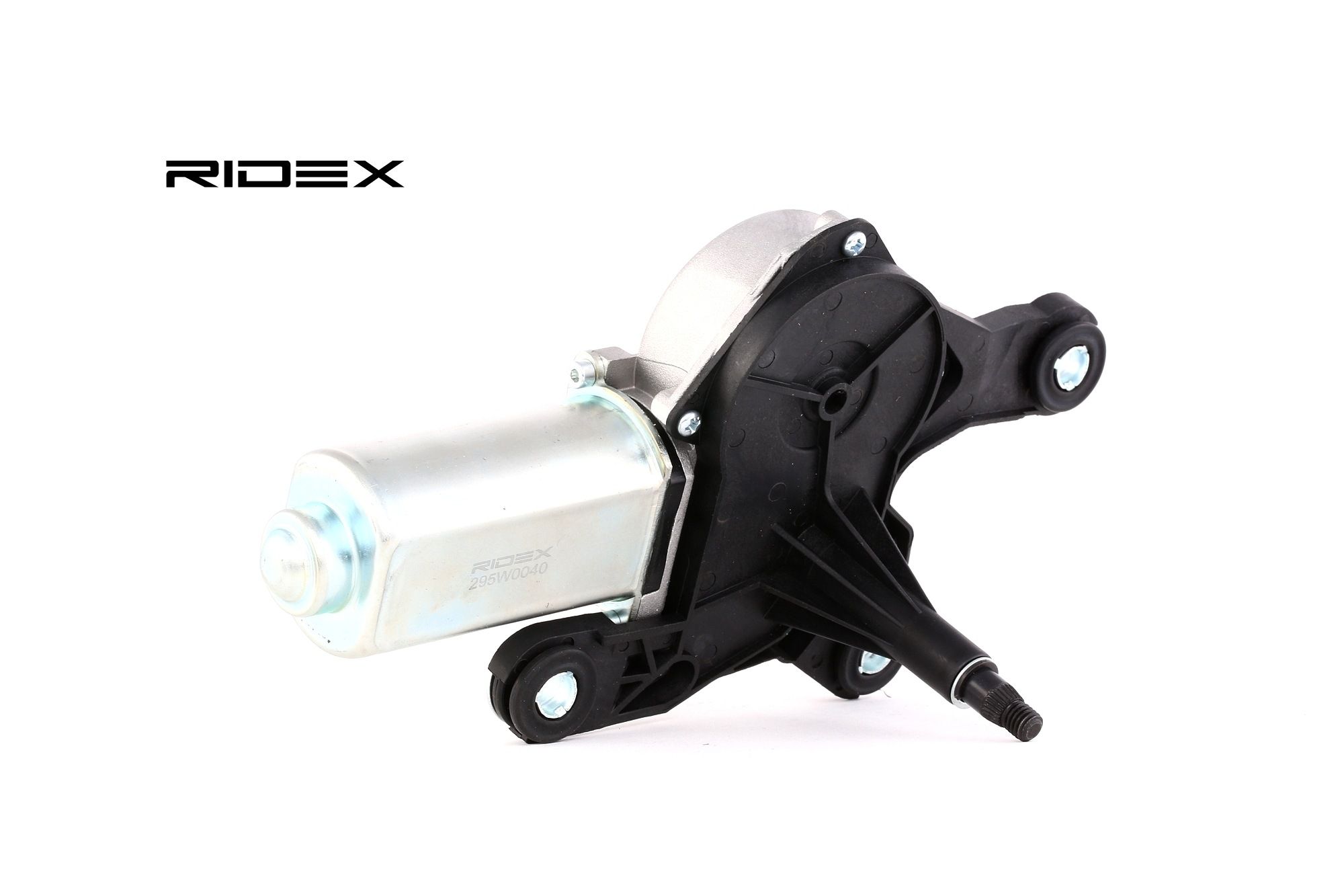 Side view of RIDEX 295W0040 Wiper Motor Rear, for left-hand/right-hand drive vehicles