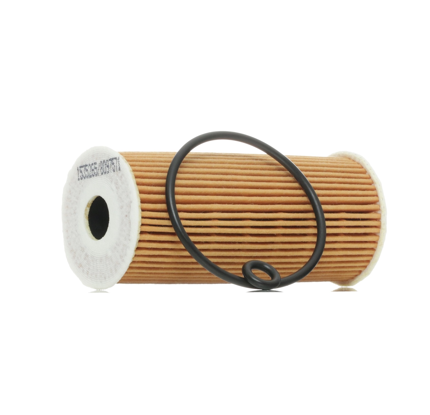 Side view of RIDEX 7O0067 Oil filter Filter Insert, with gaskets/seals