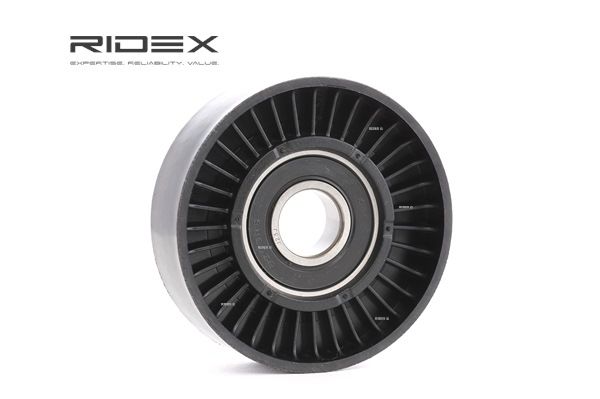 Polea tensora, correa poli V 312D0032 RIDEX 91 57 970 AUDI