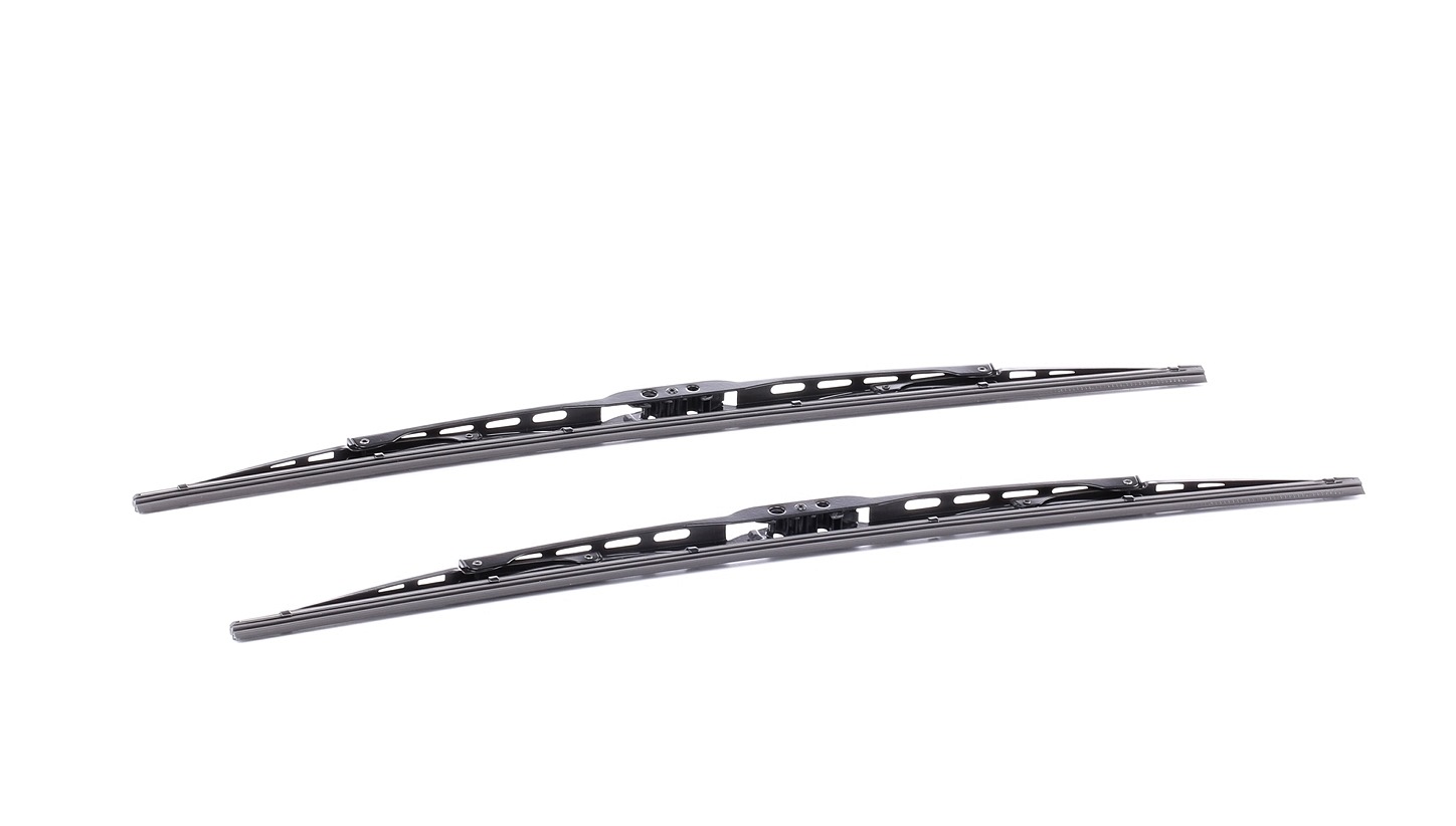 Side view of RIDEX 298W0010 Wiper blade Front, 500mm, Standard, Hook fixing
