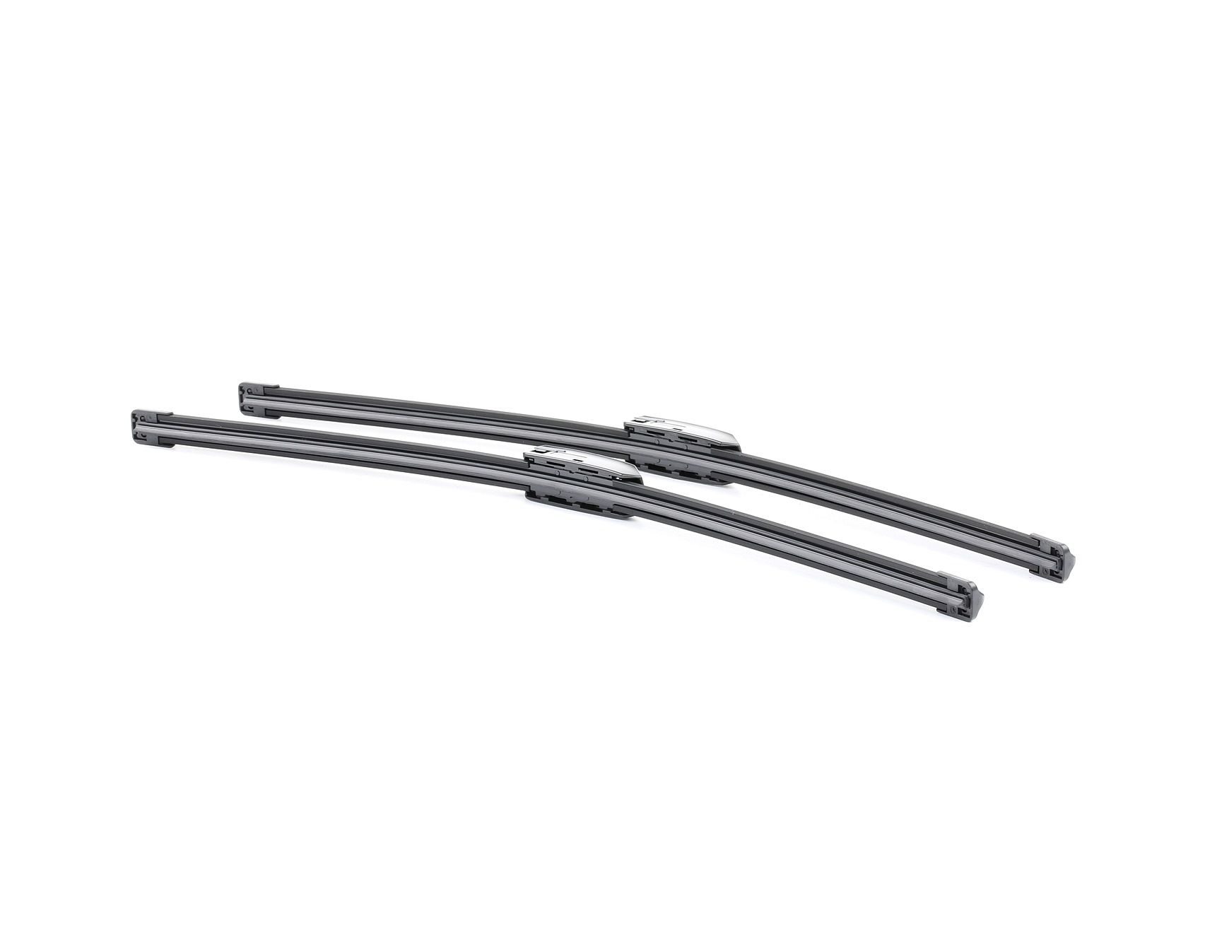 Side view of RIDEX 298W0032 Wiper blade Front, 530mm, Beam, Hook fixing
