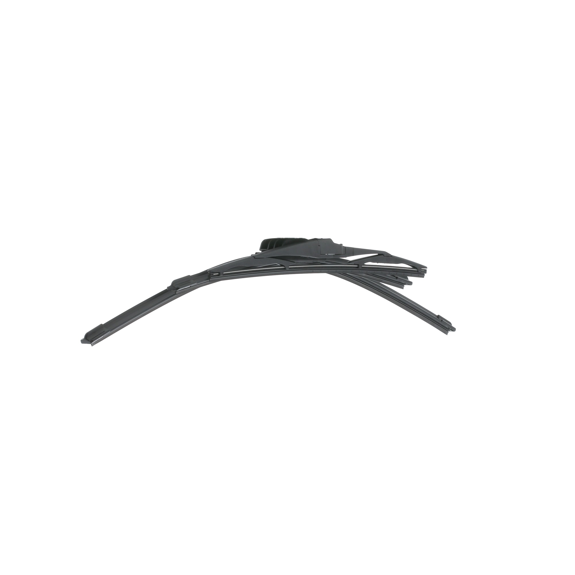 Side view of RIDEX 298W0077 Wiper blade Front, 400mm, Beam, Hook fixing