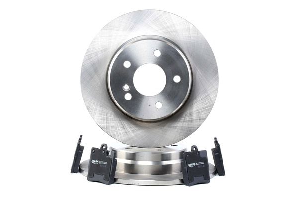 STARK SKBK-1090262 Bremsscheiben und -beläge Mercedes W203 C 320 3.2 4-matic (203.084) 218 PS Benzin Kosten