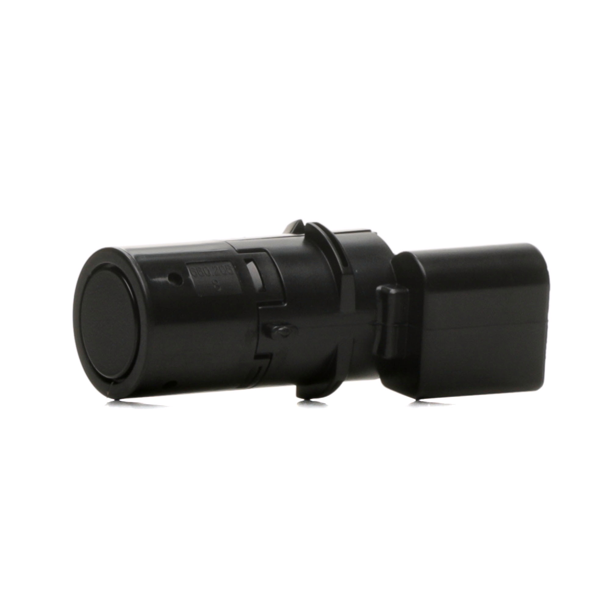 Side view of RIDEX 2412P0015 Parking Sensors Ultrasonic Sensor, black, Front and Rear