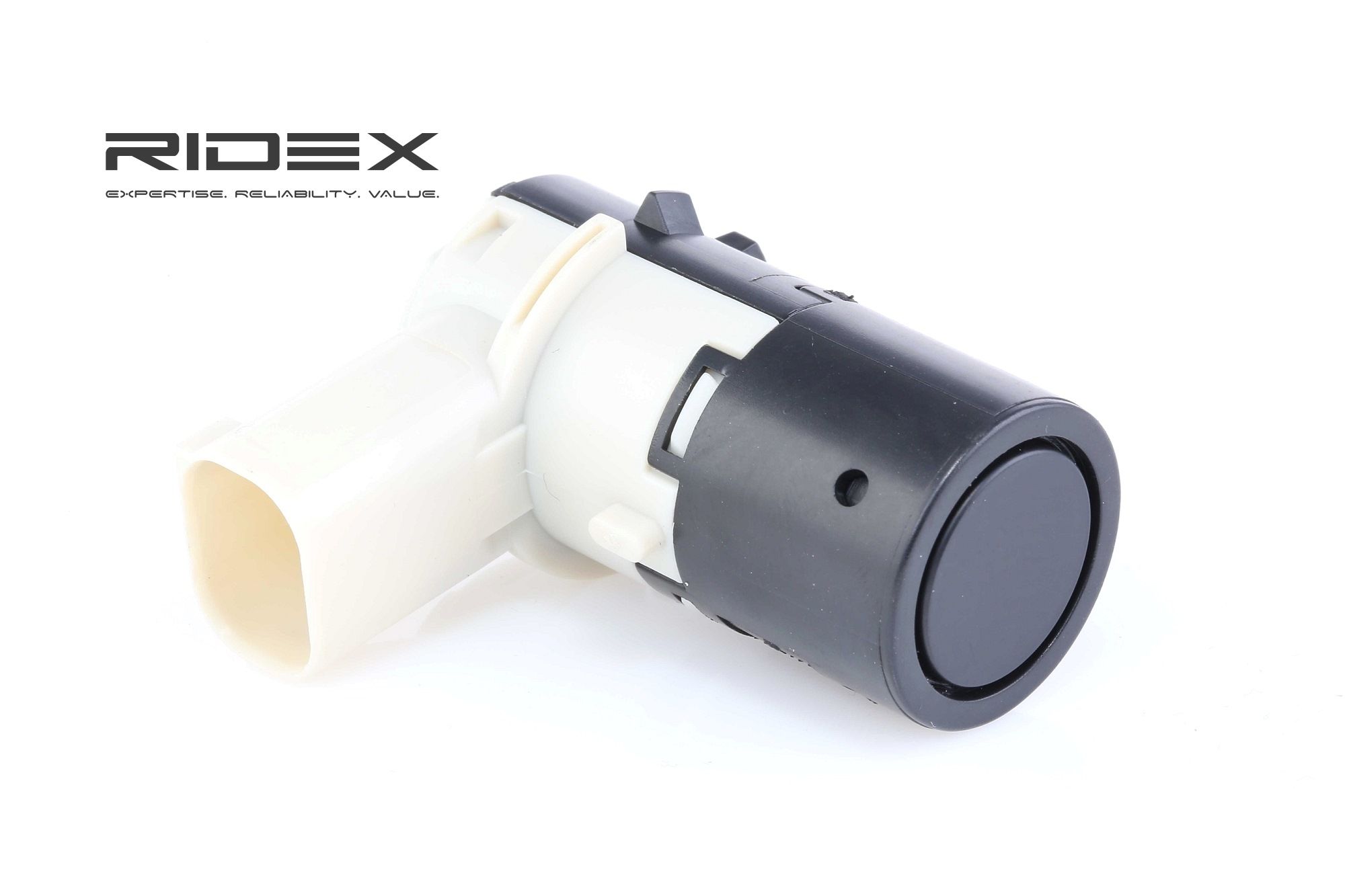 Side view of RIDEX 2412P0026 Parking Sensors Ultrasonic Sensor, Rear