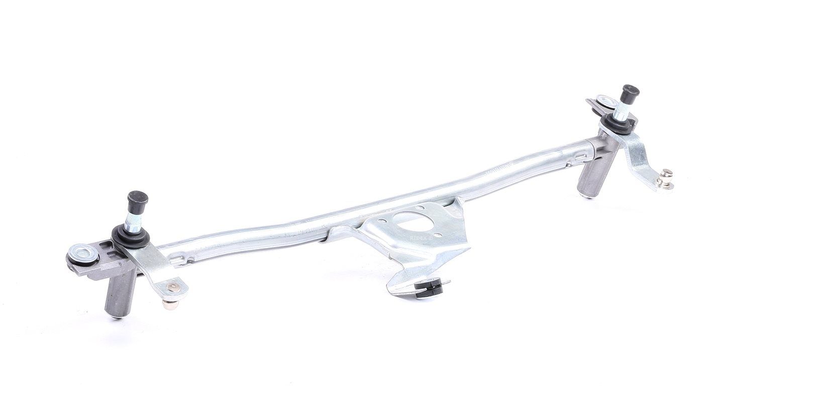 RIDEX 300W0015 Wiper Linkage Front, without electric motor, for left-hand drive vehicles-image-8140372