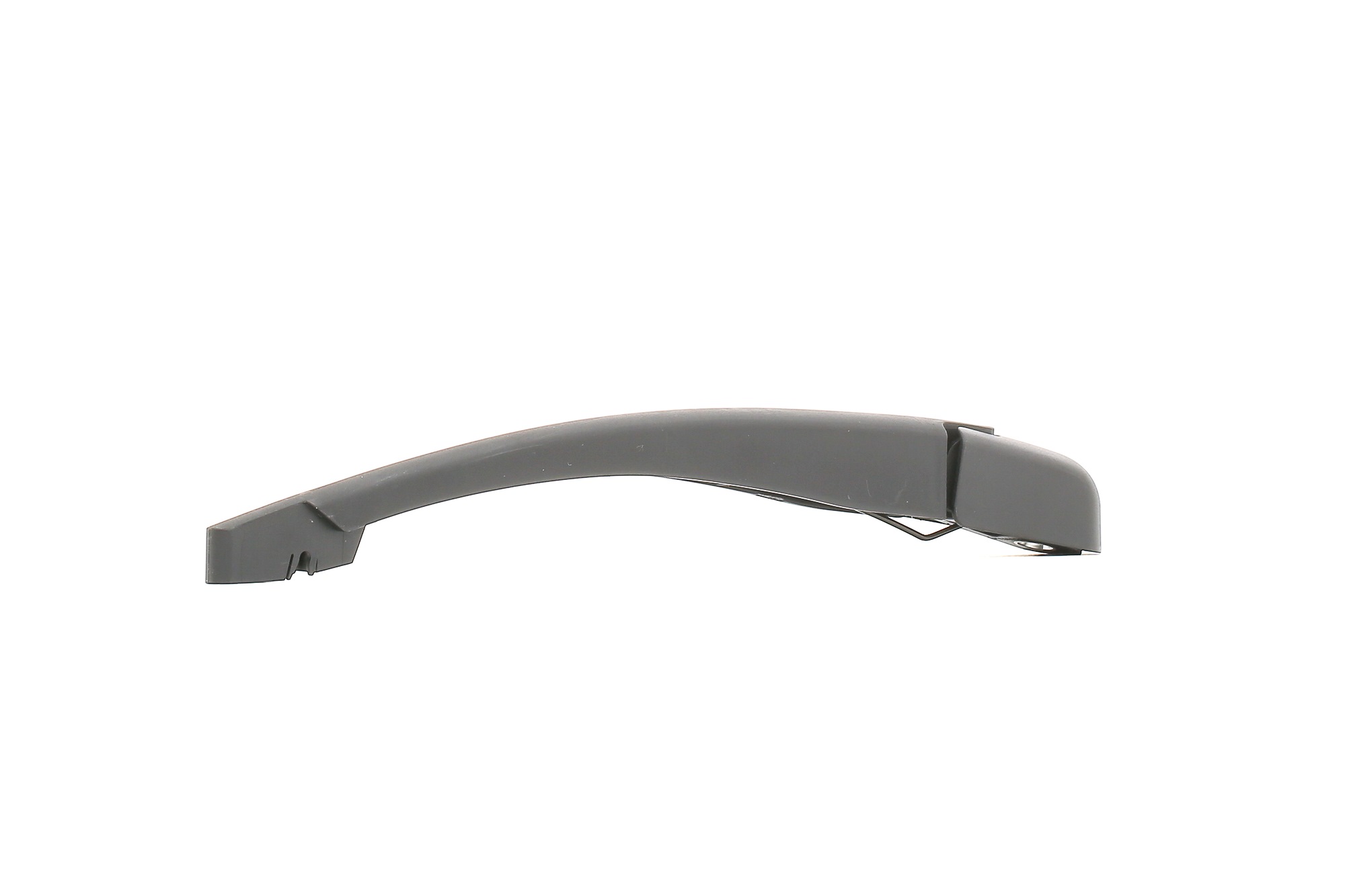 Side view of RIDEX 301W0012 Wiper Arm without wiper blade, Rear, with cap, for left-hand drive vehicles