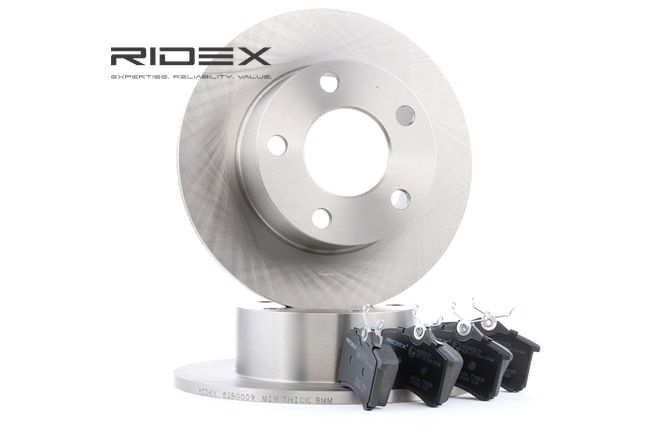 RIDEX Remschijven en blokken 3405B0004 Remschijven en remblokken VOLVO RIDEX 3405B0004