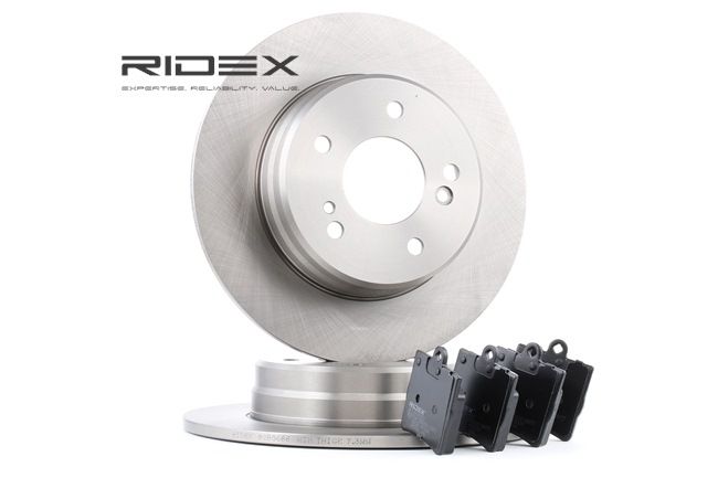 RIDEX 3405B0028 Discos y pastillas de freno SLK R170 230 2.3 Kompressor (170.449) 197 cv Gasolina precio