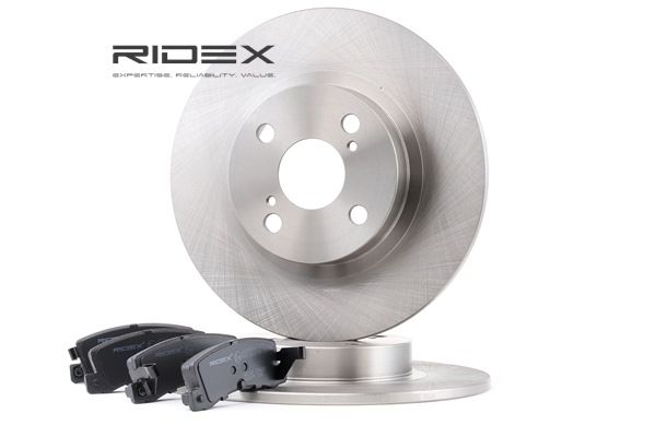 Bremseklodser 3405B0235 RIDEX 04466 12020 TOYOTA