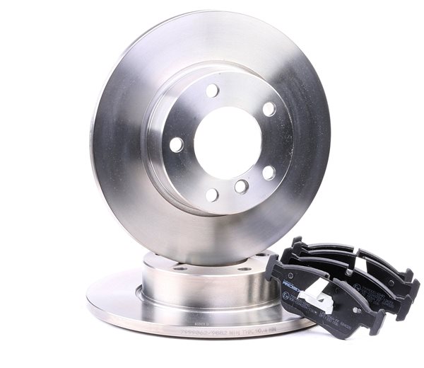 RIDEX 3405B0185 Kit de discos de freno y pastillas