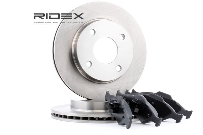 RIDEX 3405B0098 Bremsen komplett Ford Fiesta Mk4 1.25 i 16V 75 PS Benzin Kosten