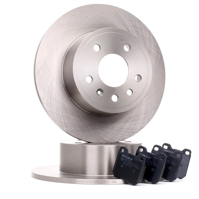 RIDEX 3405B0107 Brake discs and pads set