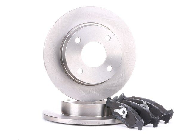 RIDEX 3405B0139 Bremsscheiben und -beläge Ford Fiesta Mk4 1.25 i 16V 75 PS Benzin Kosten